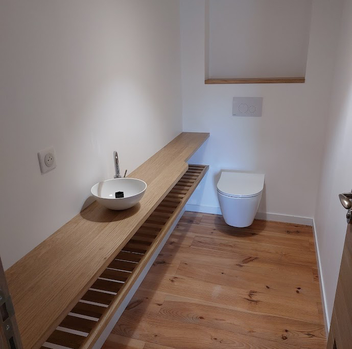 Aménagement Meuble toilette Jard-sur-Mer - Élégance Bois